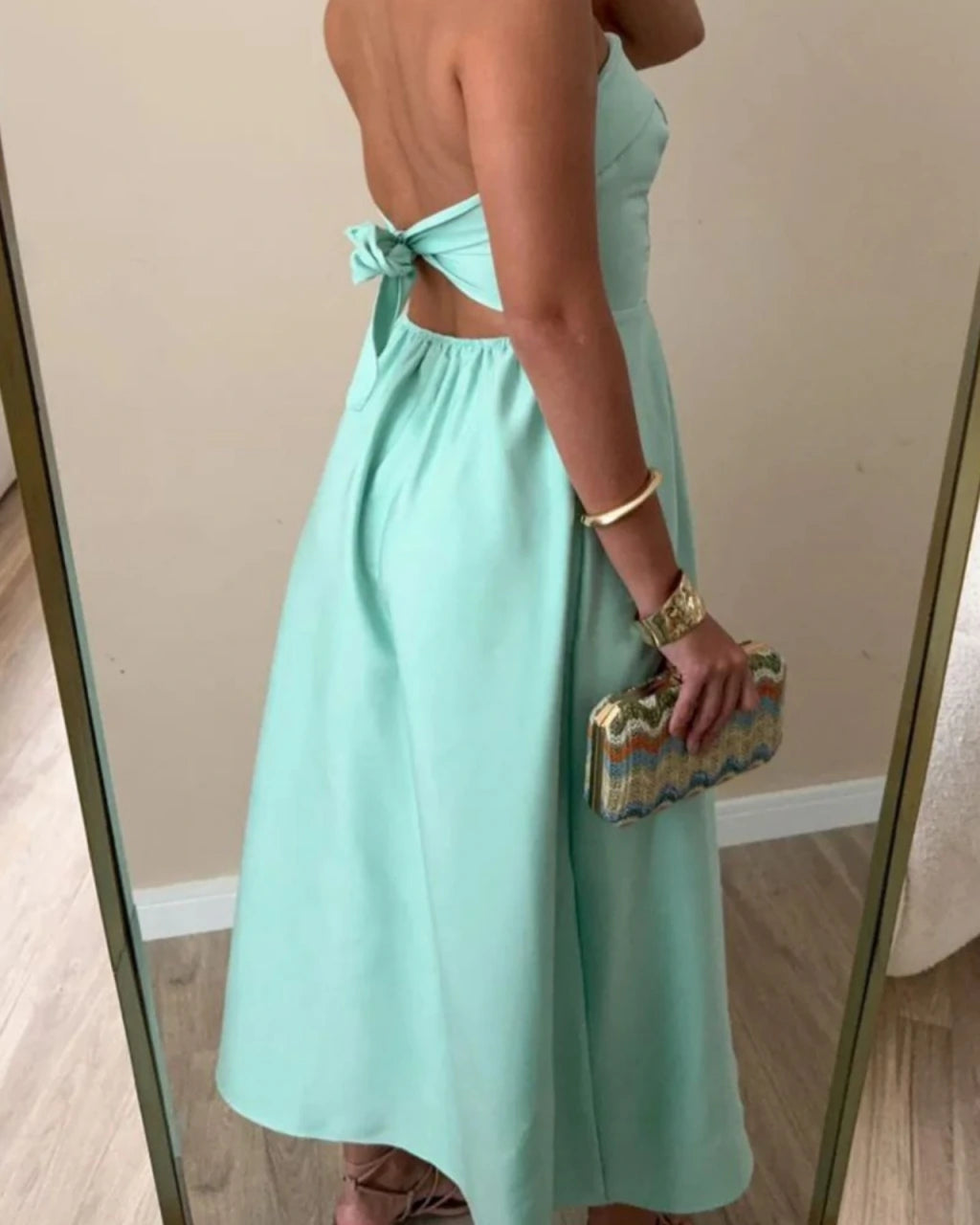 Vestido mídi Messina