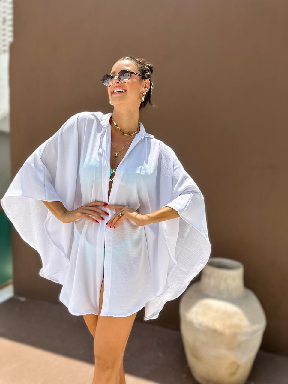 Saída de praia Atenas Off White