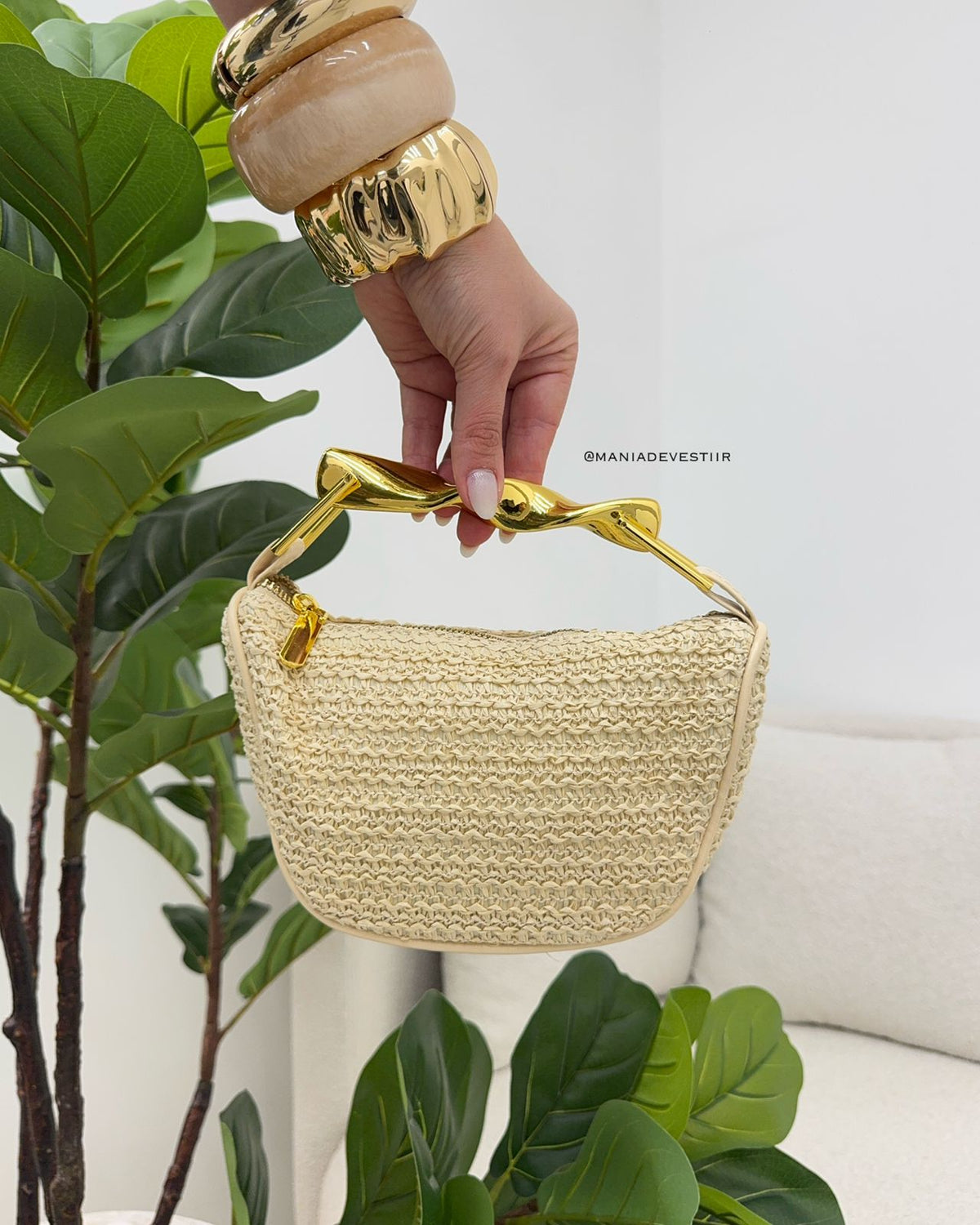 Bolsa Mania Essenza Liz Creme 119934