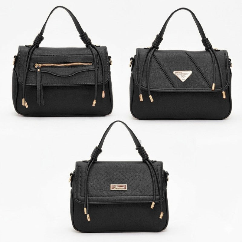 Bolsa De Mão Feminina Alça Com Detalhe Em Fio