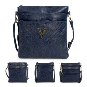Bolsa Transversal Feminina Compacta Texturizada