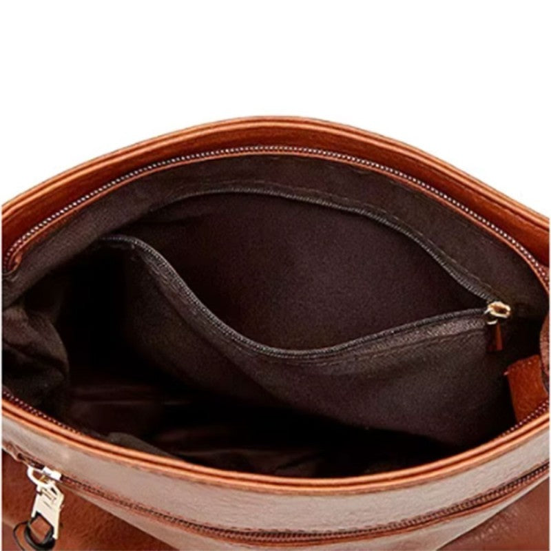 Bolsa Transversal Feminina Compacta Texturizada