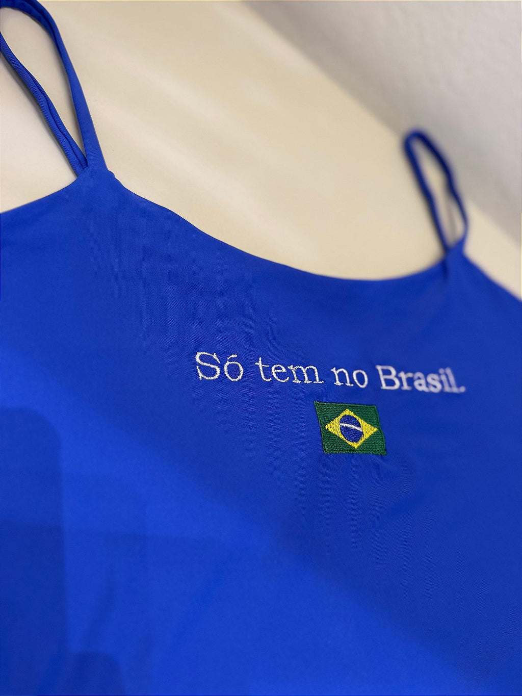 Blusa alcinha Brasileiríssima Azul