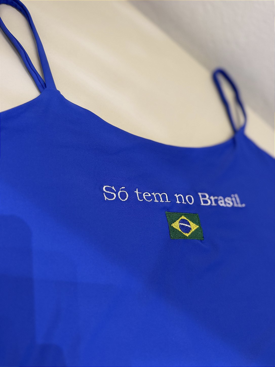 Blusa alcinha Brasileiríssima Azul