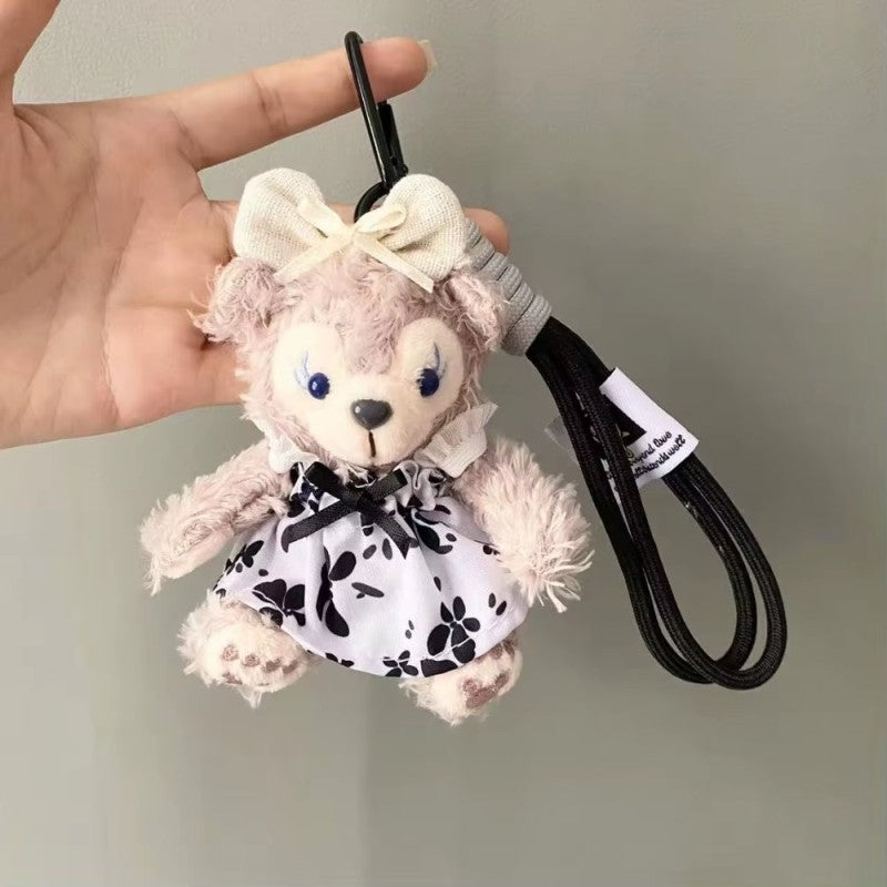 Chaveiro Ursinho De Pelúcia Para Bolsa E Mochila Prendedor