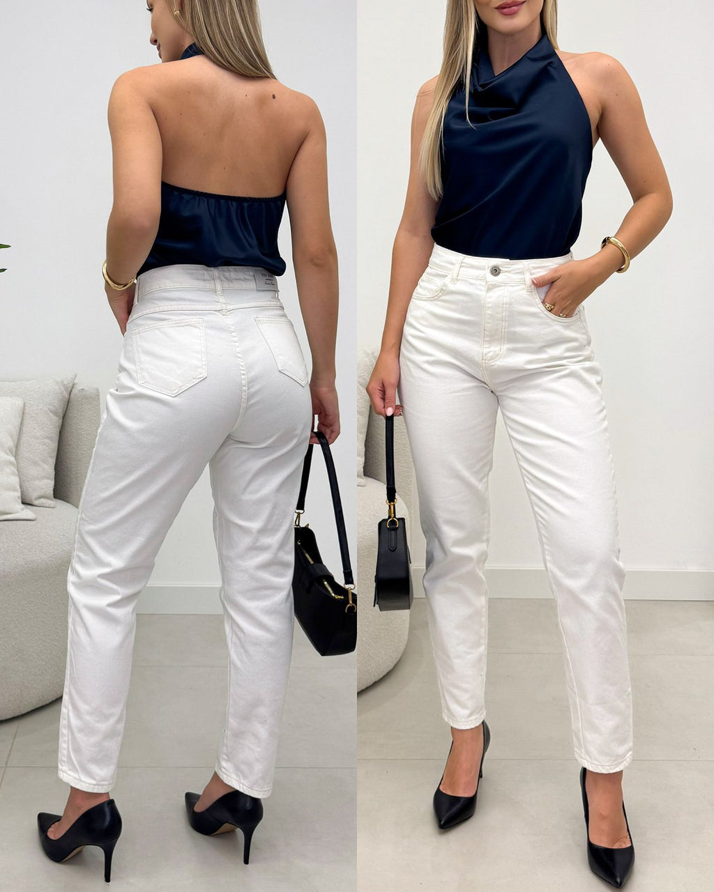 Calça Jeans Nexo Luna Creme 133499