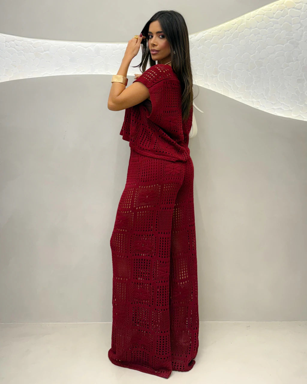 Conjunto tricot modal