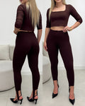 Calça Legging Lã Chocolate 135509