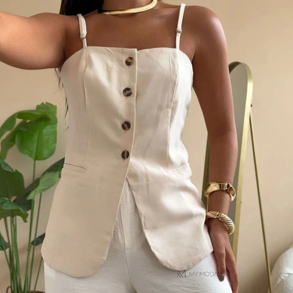Blusa Drika Alfaiataria Marrante