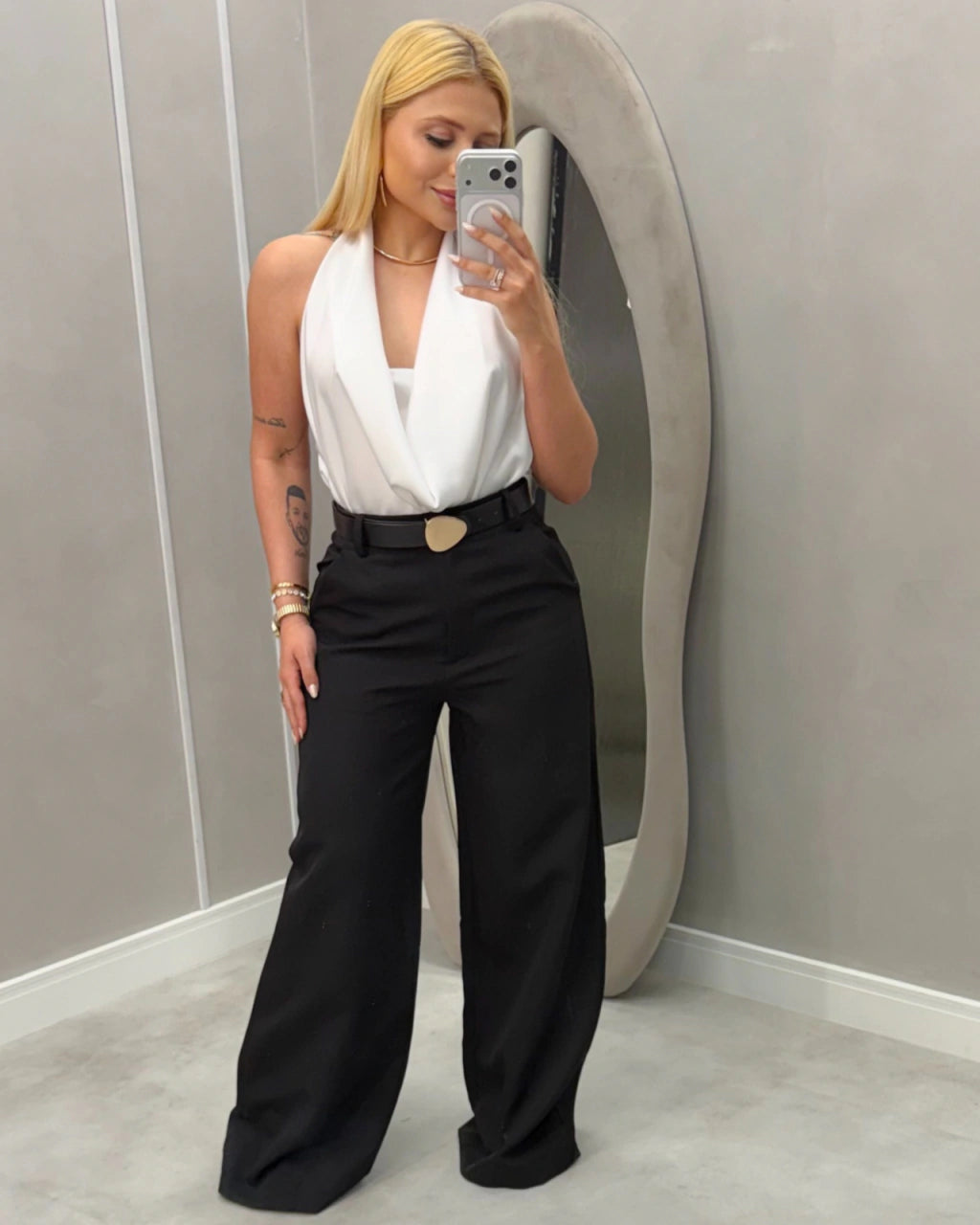Blusa Cetim Chic Merry