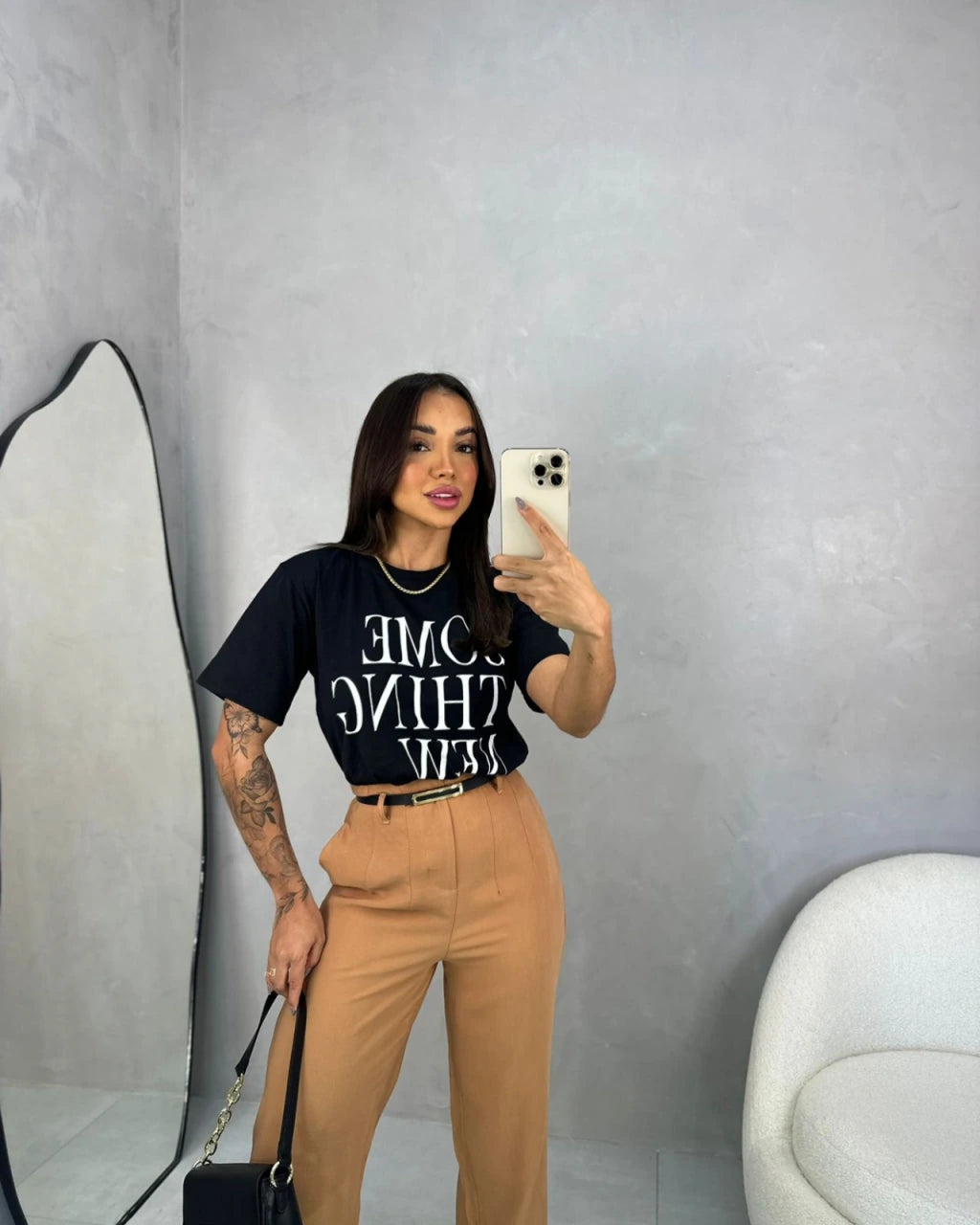 T Shirts algodão Some Thing New