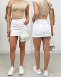Saia Jeans Nexo Emily Branca 116223