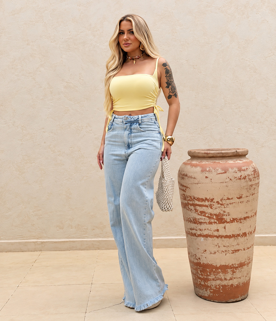Camisa Jade em Poliamida Feminina