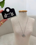 Conjunto Colar e Brinco Mania Essenza Prata 136063