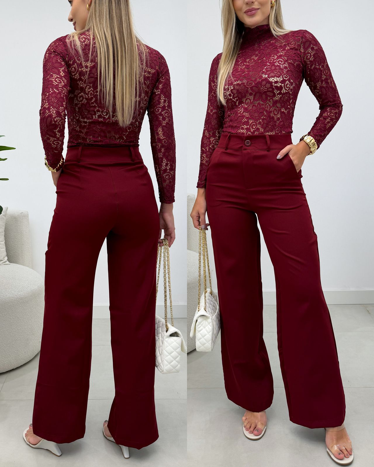 Calça Vanuza Marsala 129541