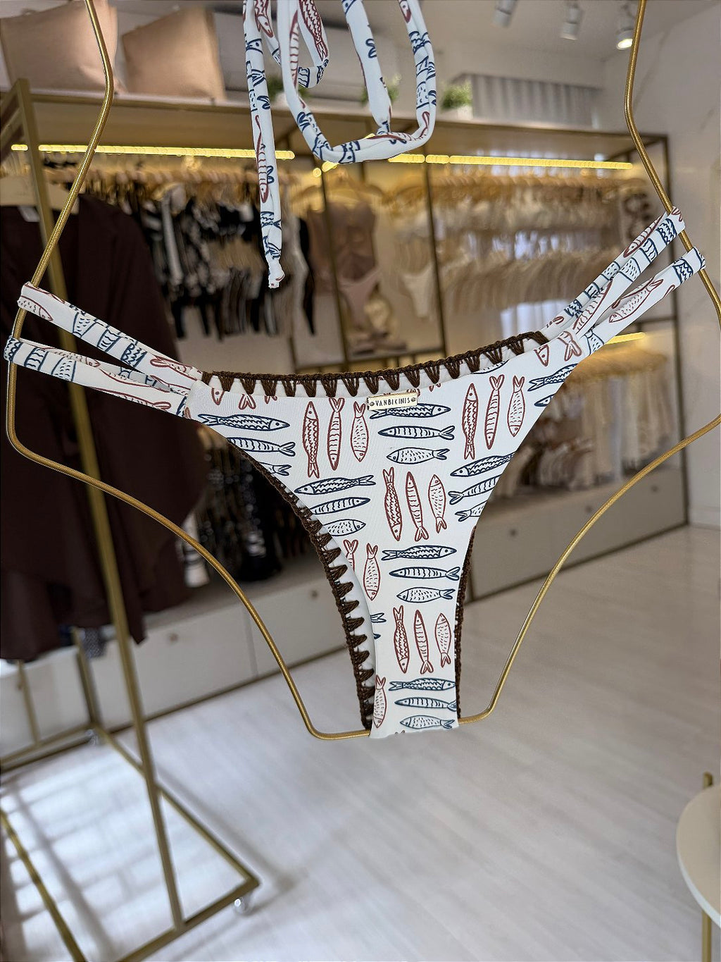 Calcinha 2 fitas crochê Sardenha (BUSTO NÃO INCLUSO)