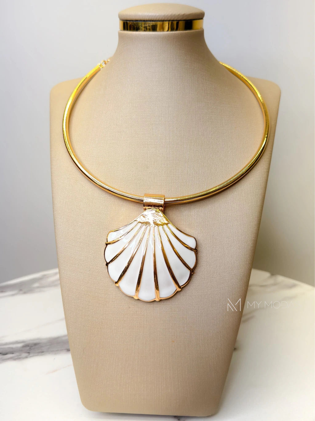 Colar Chocker concha