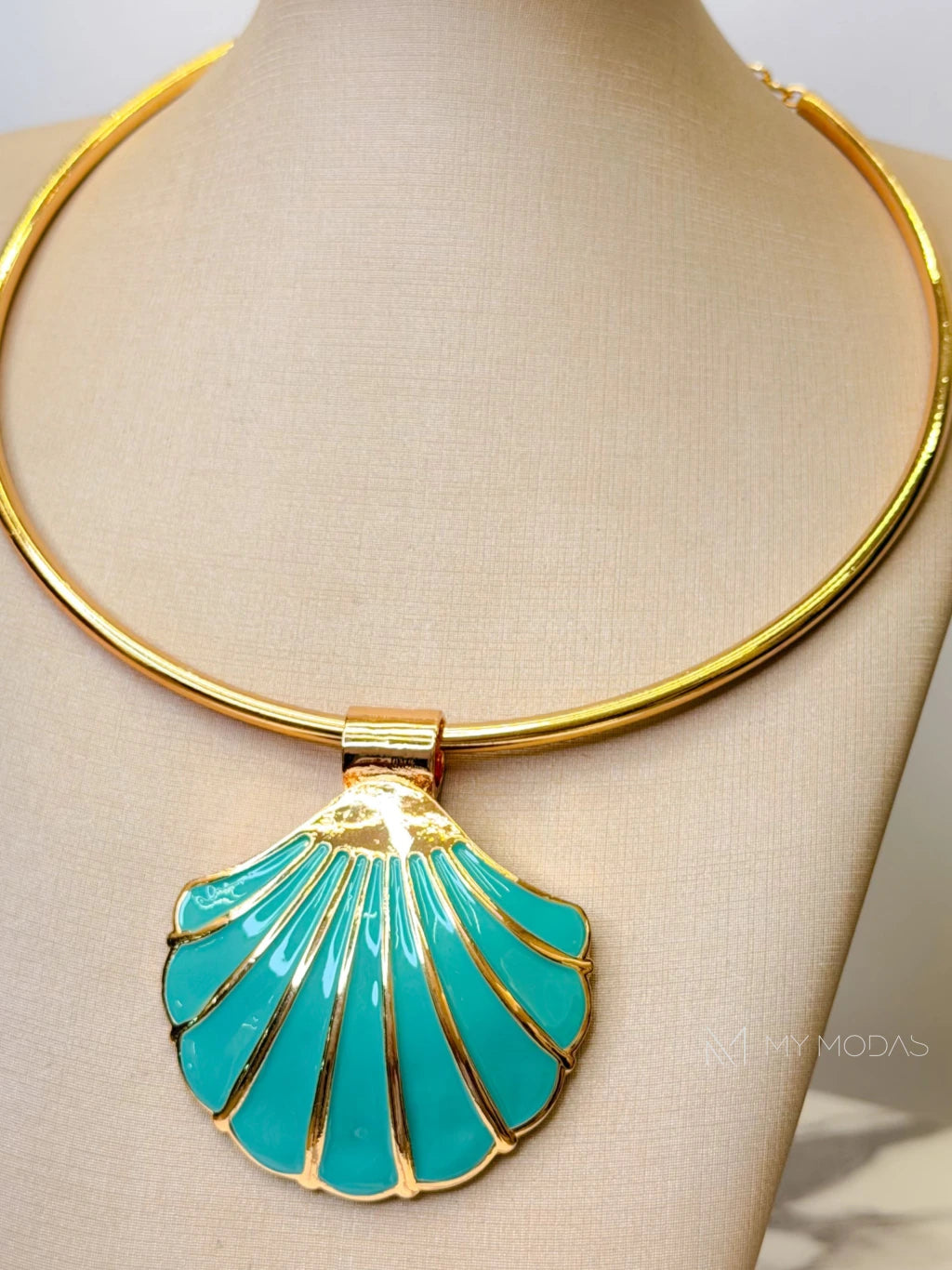 Colar Chocker concha