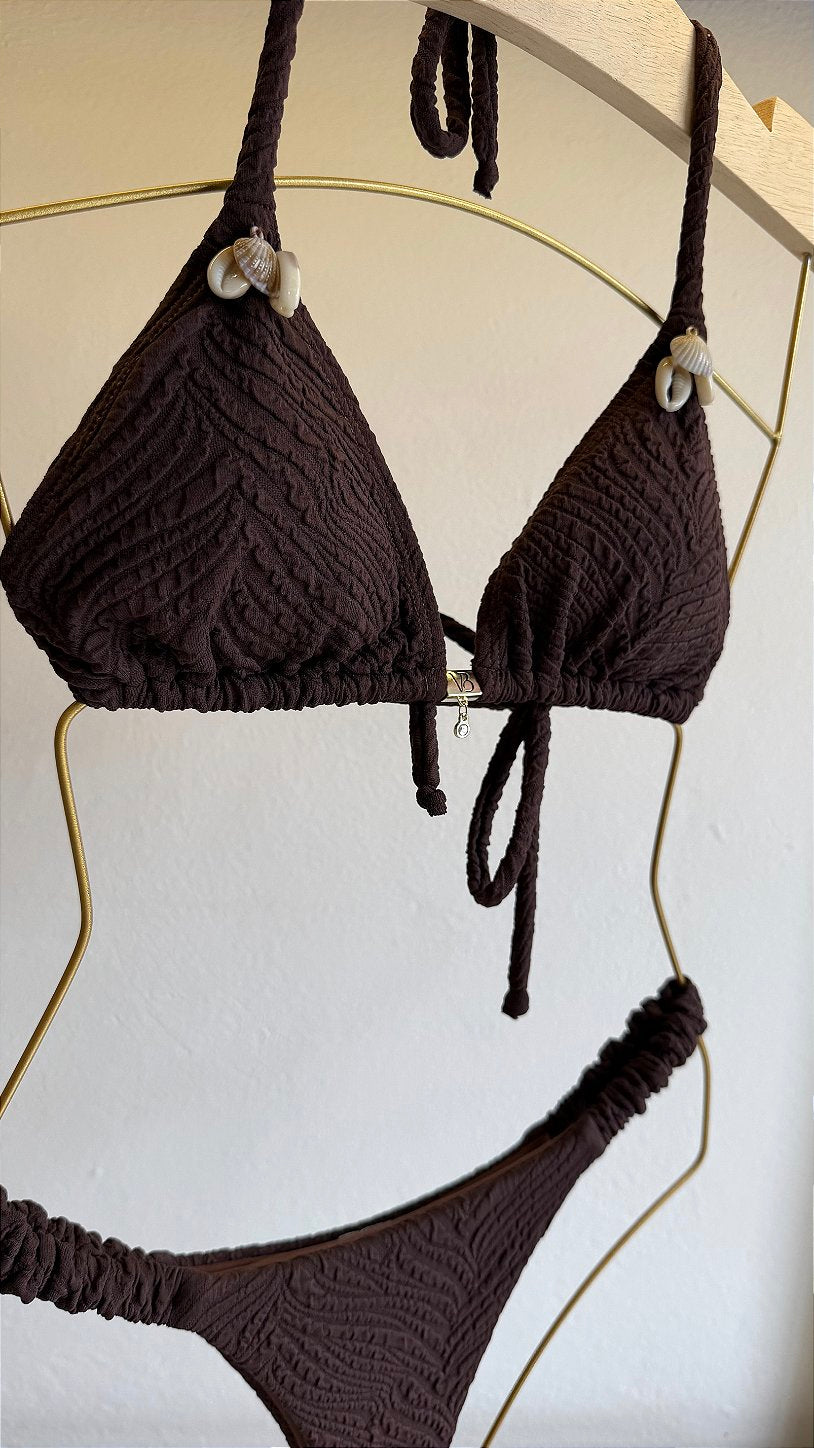 Cortininha Búzios marrom (CALCINHA NÃO INCLUSO)