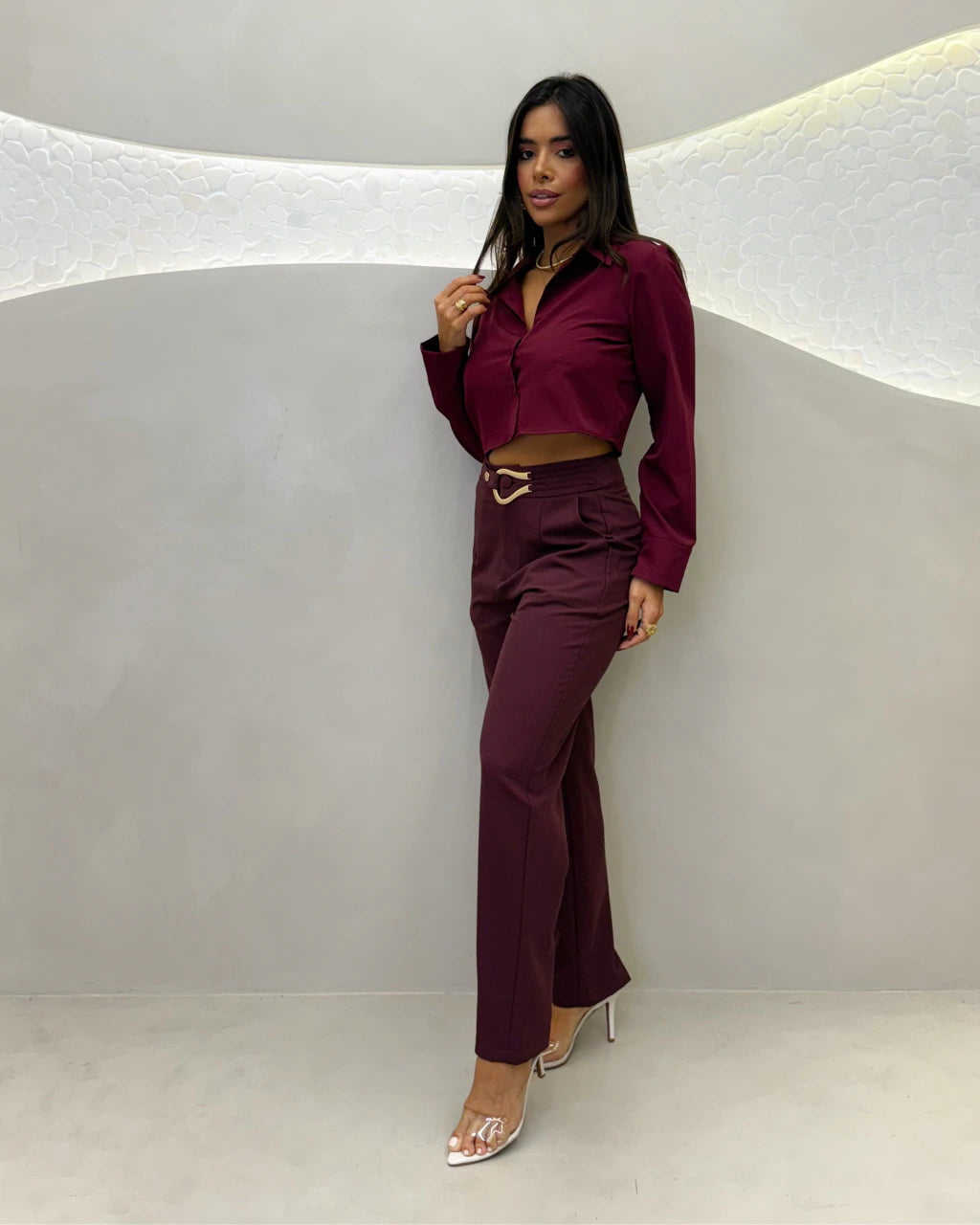 Calça Samara afivelada