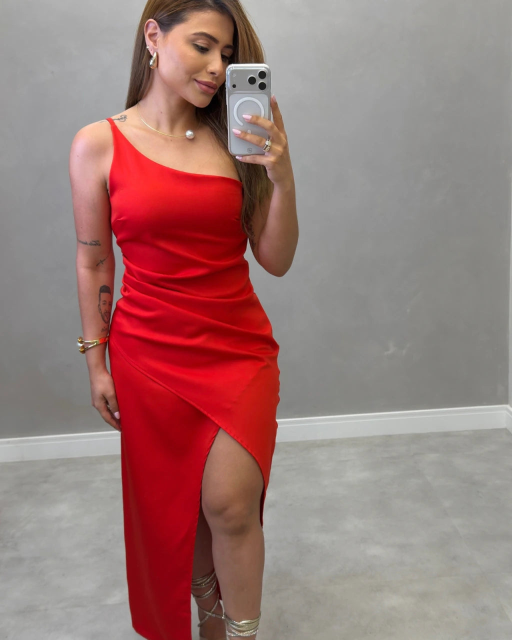 Vestido Mídi Alfaiataria