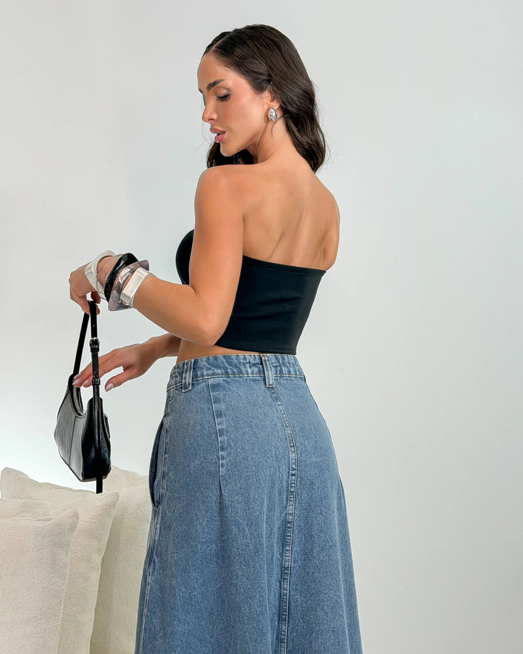 Saia jeans Cloe