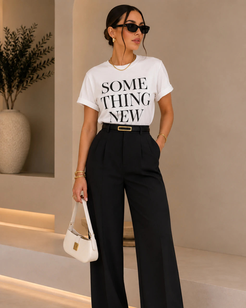 T Shirts algodão Some Thing New
