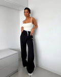 Calça pantalona Marrant listra