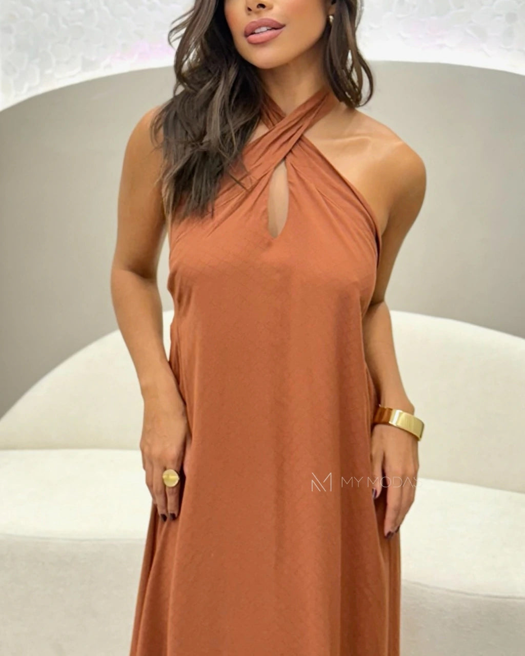 Vestido Mariah longo