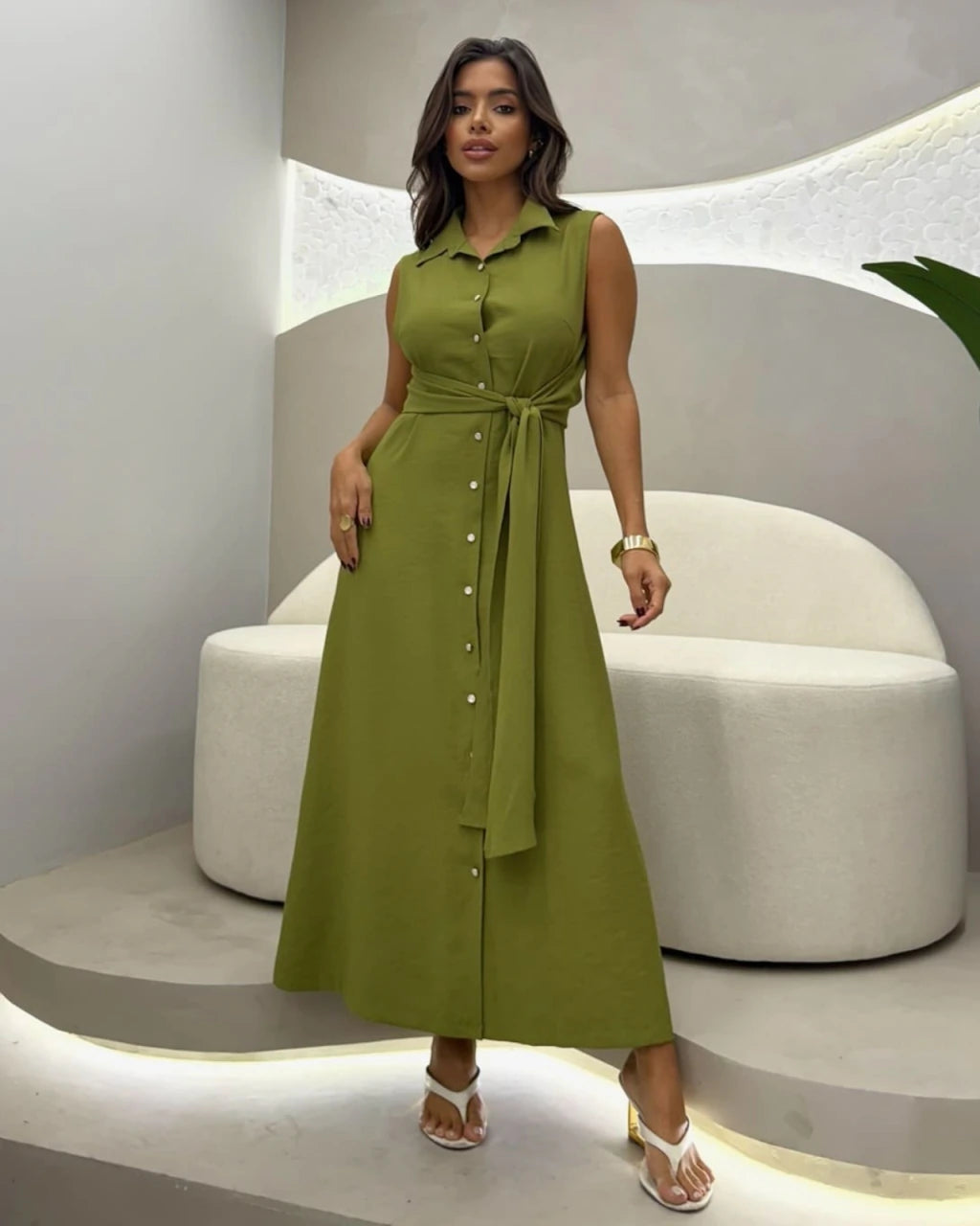Vestido Mídi Creta