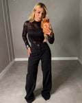 Calça ALL strass Wide leg
