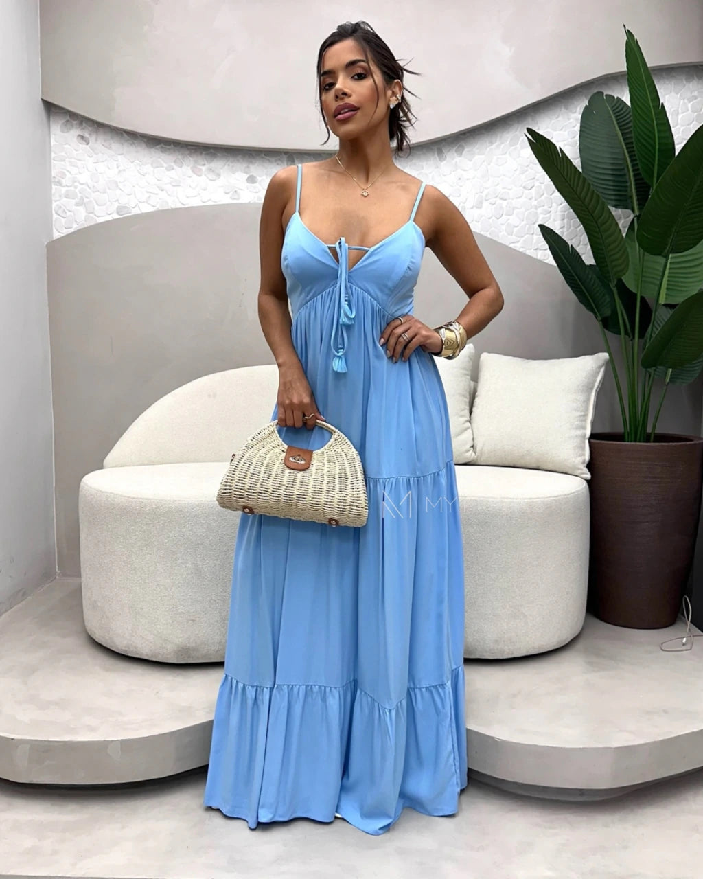 Vestido longo julieny