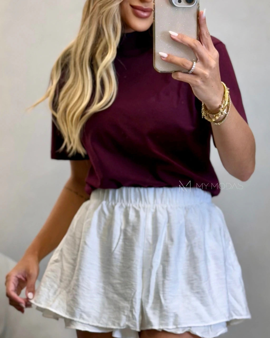 Shorts Elie Viscose Pré Lavado