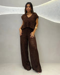 Conjunto tricot modal
