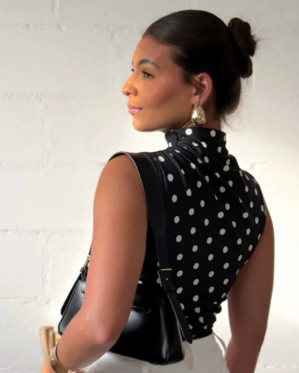Blusa poá Zara