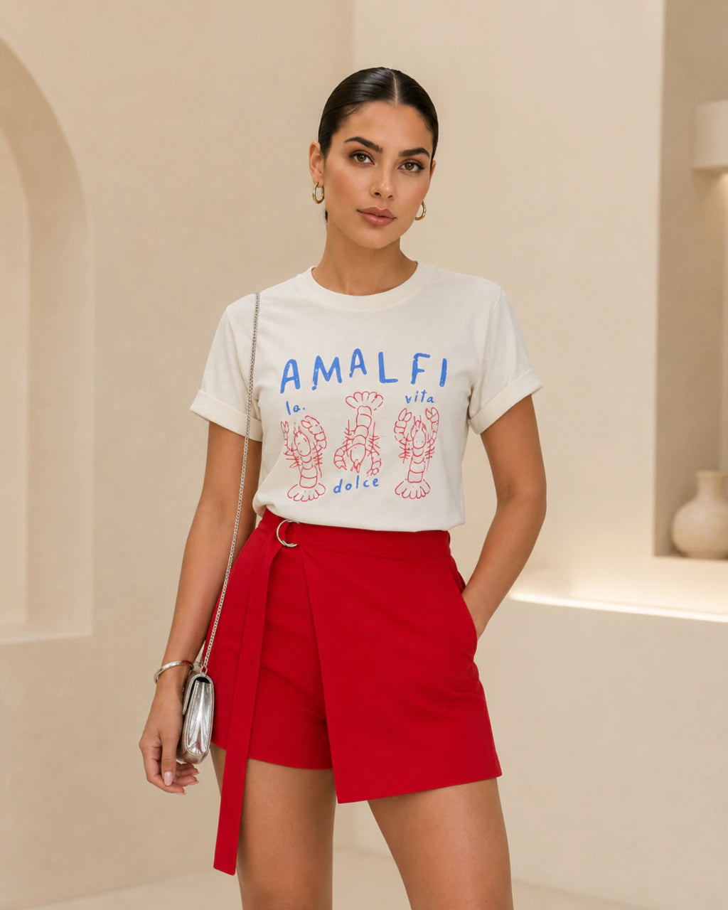 T-shirt Amalfi Algodão