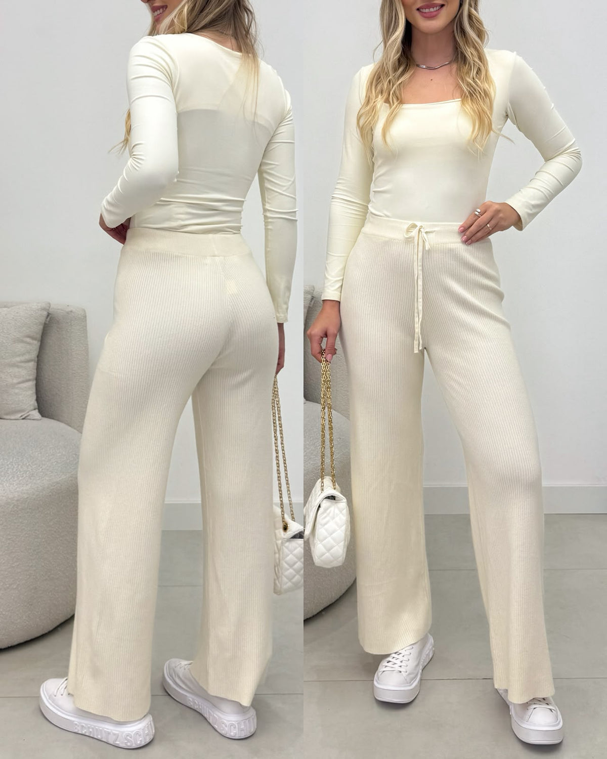 Calça Lanzinha Laira Creme 135078