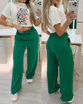 Calça Pantalona Amália Verde 116270