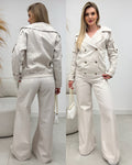 Jaqueta Jeans Nexo Lorena Creme 135525