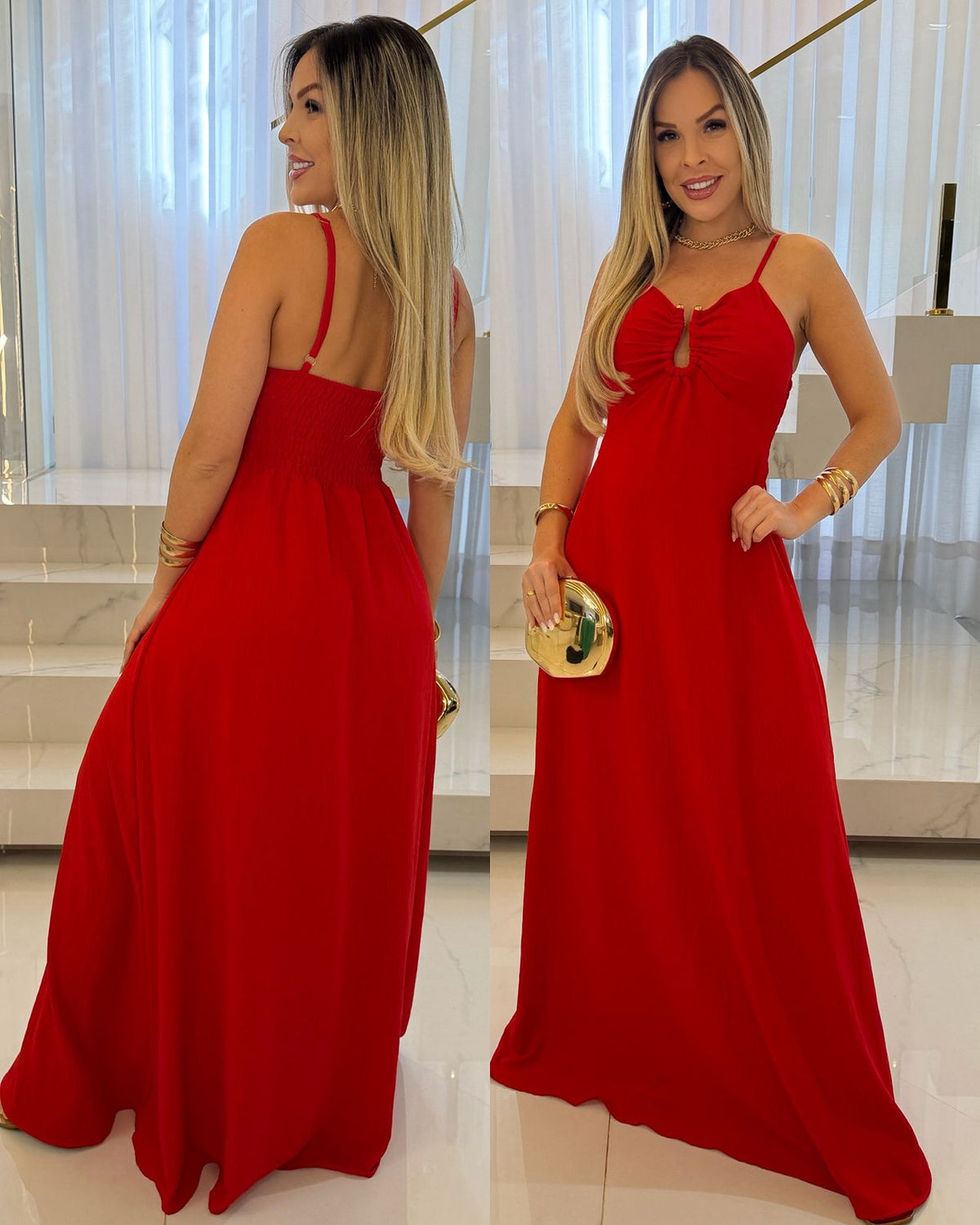 Vestido Manuele Vermelho 120171