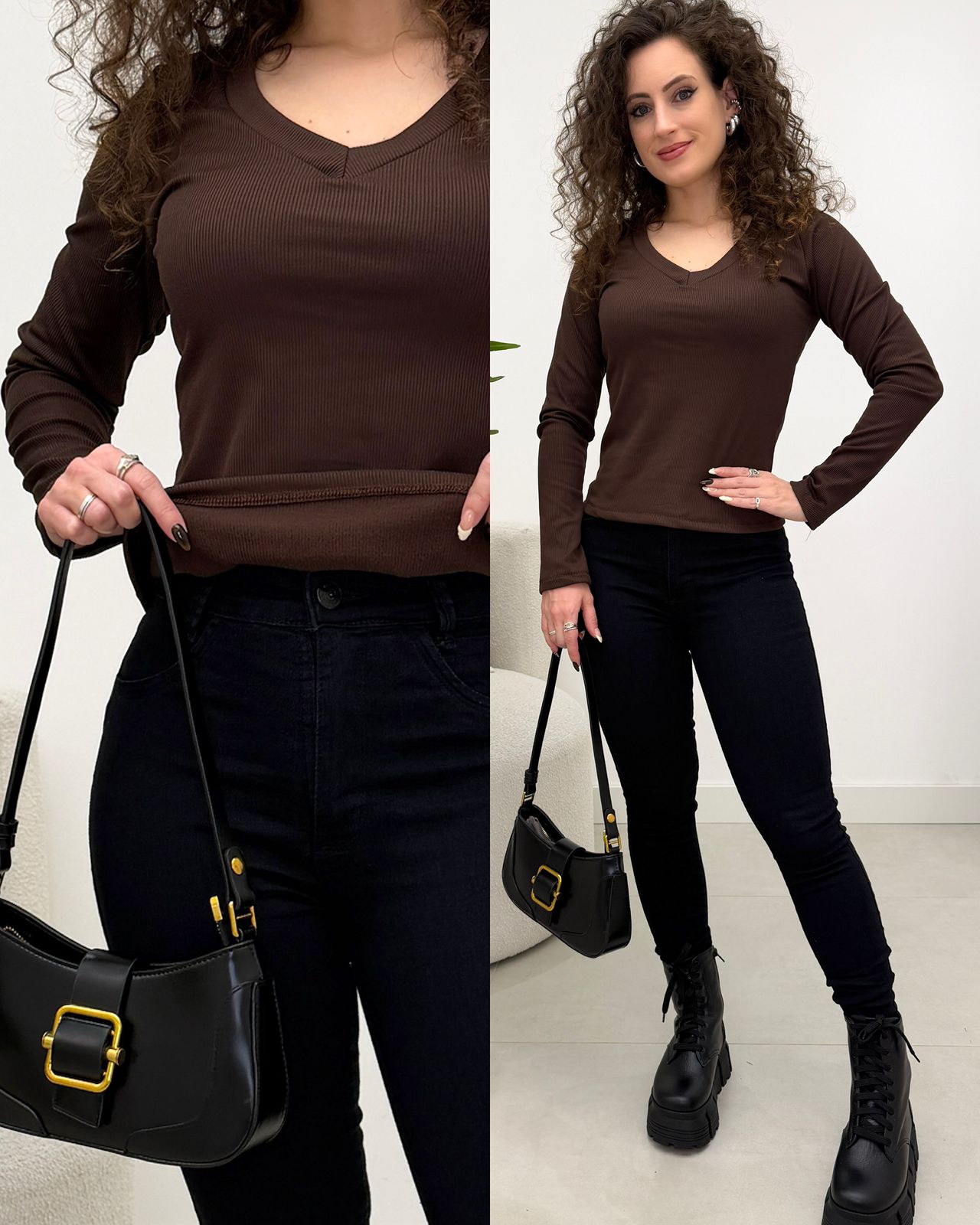 Blusa Liliane Café 129569
