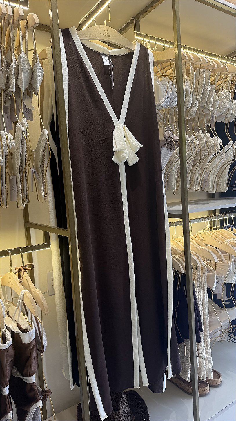 Saída Marrom Verona laços