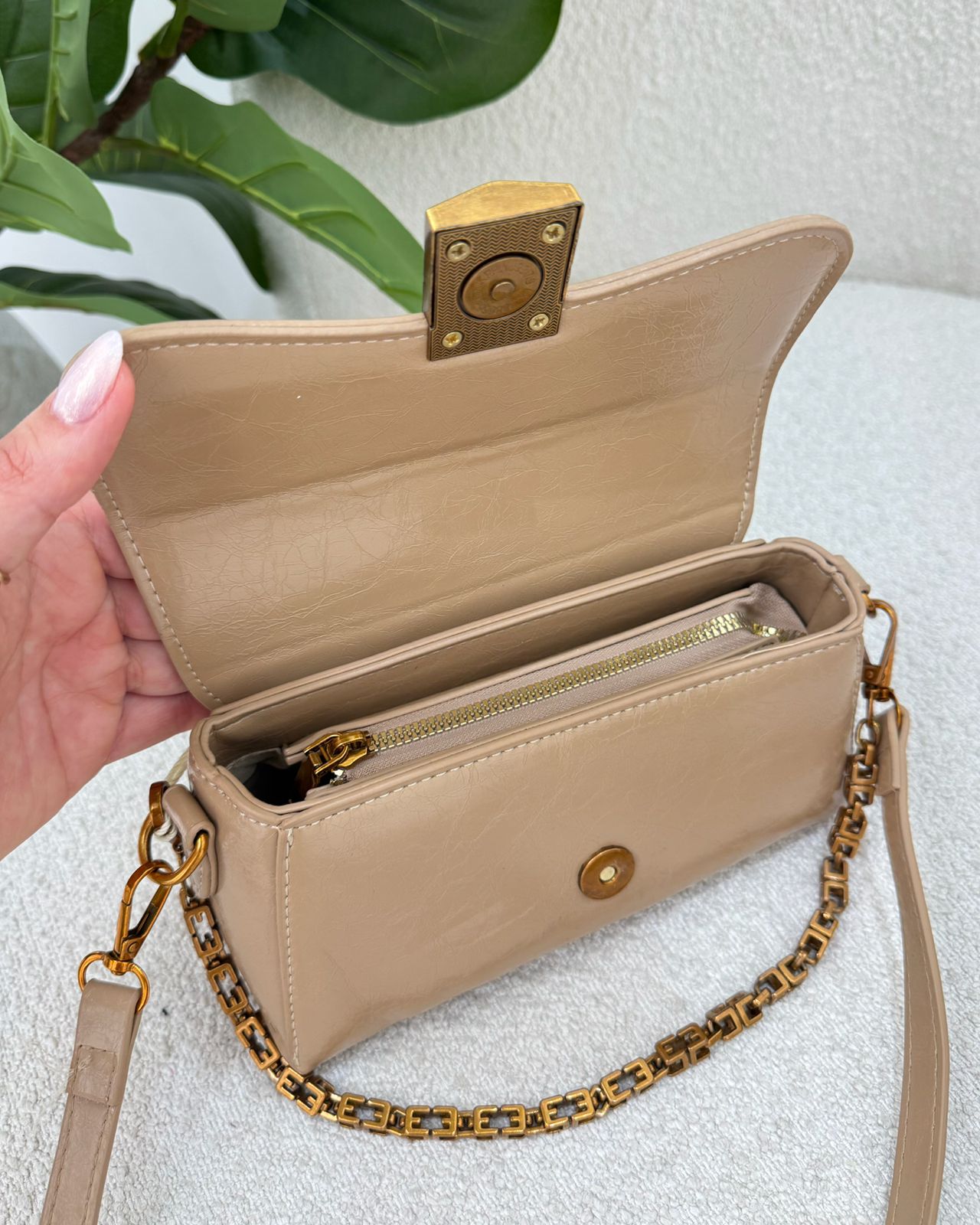 Bolsa Mania Essenza Bege 120210