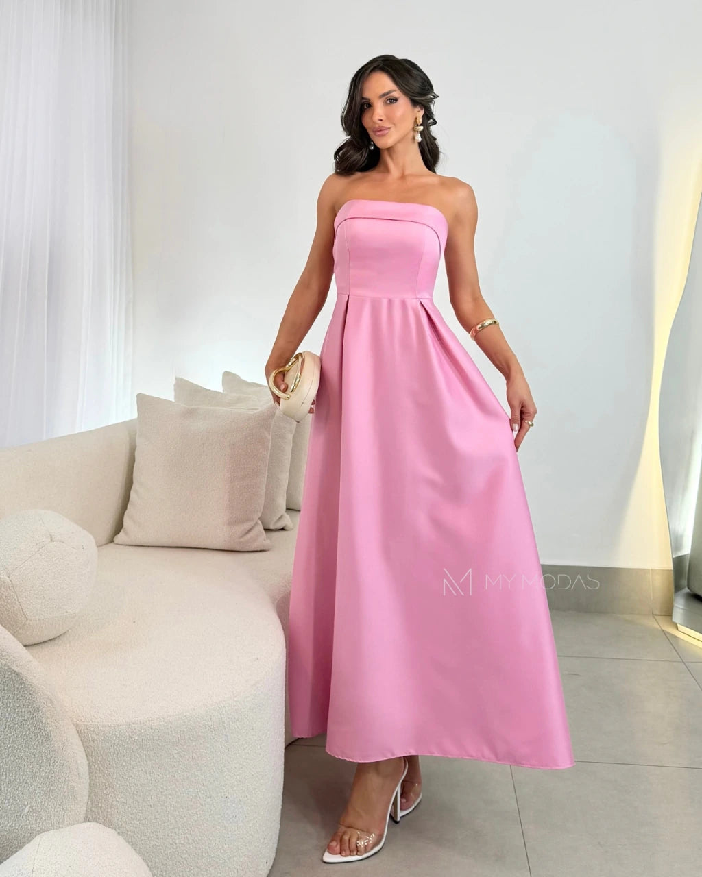Vestido mídi Messina