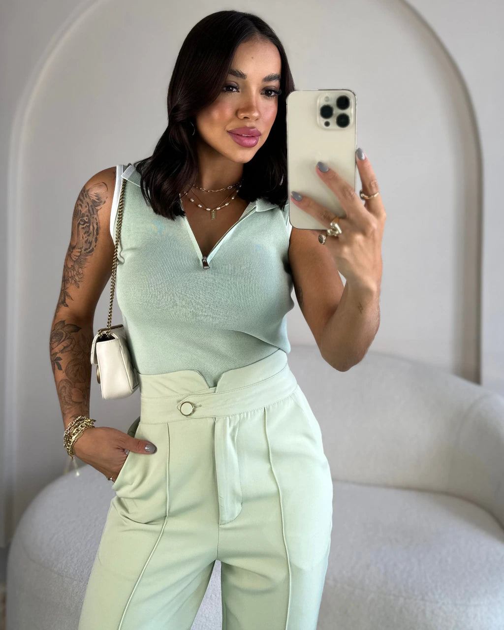 Calça alfaiataria Kimberly
