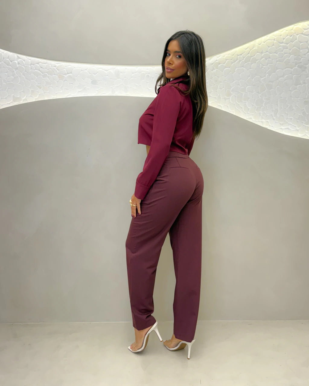 Calça Samara afivelada