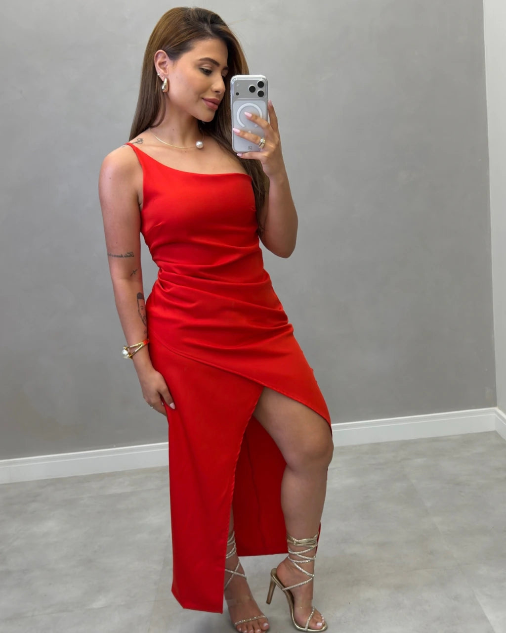 Vestido Mídi Alfaiataria
