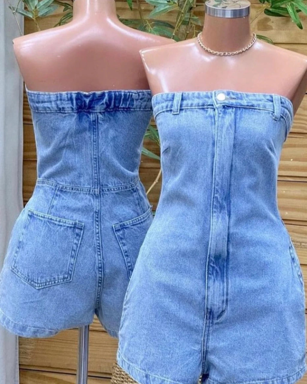 Macaquinho jeans