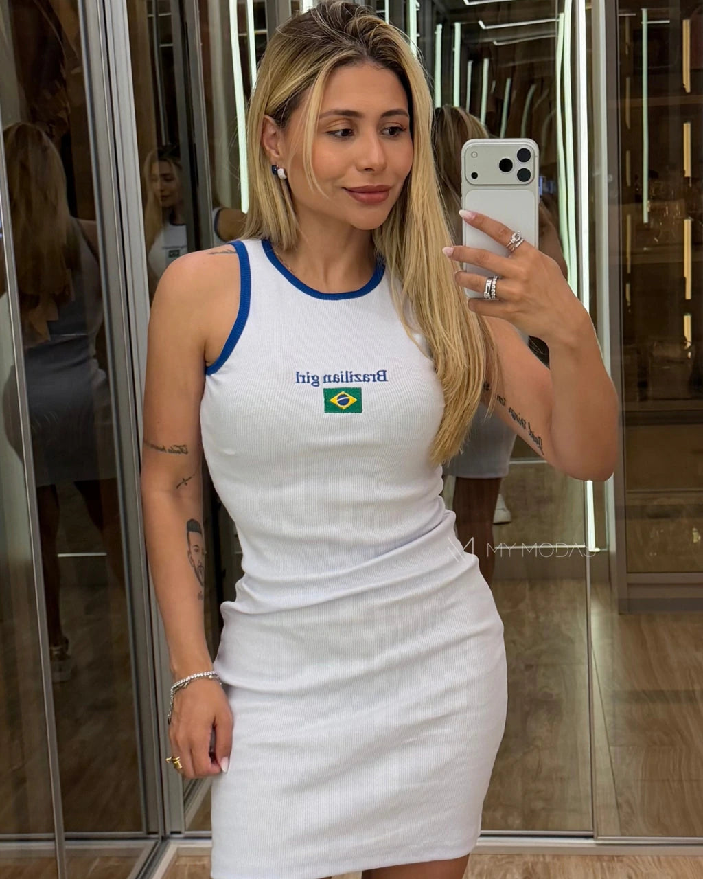 Vestido Brasil nadador