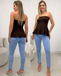 Blusa Tricô Patricia Chocolate 129671